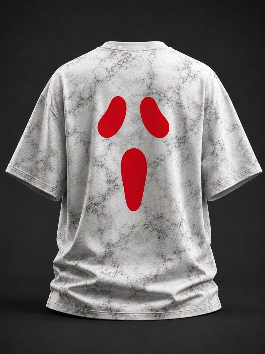 Die4Me Oversized Skeleton Love T-Shirt